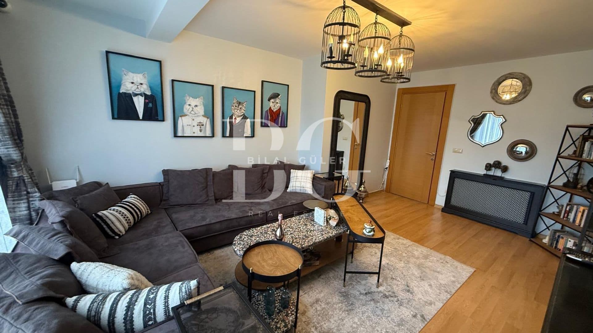 ACARKENT'TE SATILIK KONAKLAR MANZARALI HAVUZLU BAHÇE DUBLEKS 16