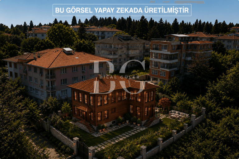 Beylerbeyinde Ruhsatı Hazır Köşk Projesi | 380 m² Bahçeli 4