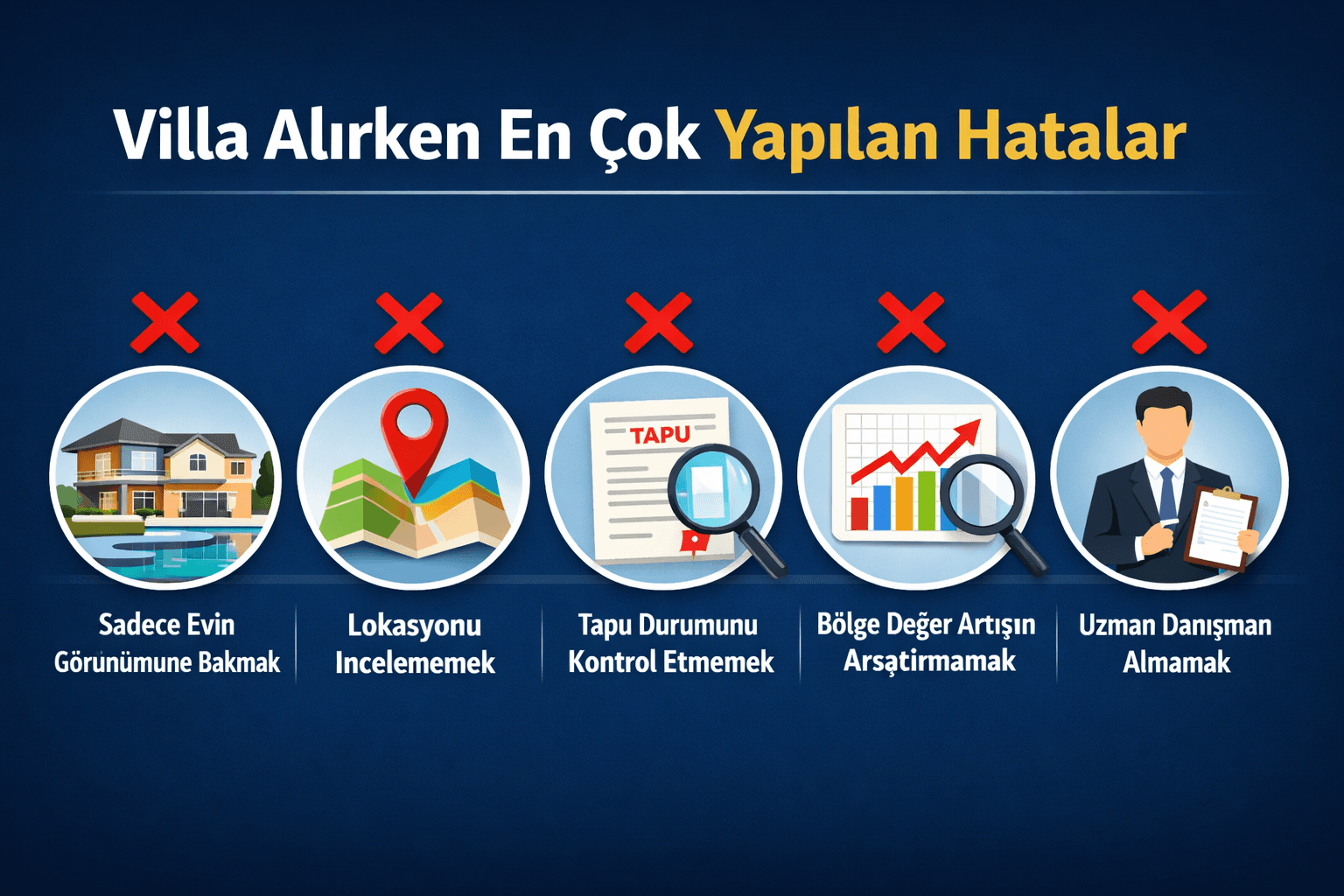 Villa Alırken En Çok Yapılan Hatalar