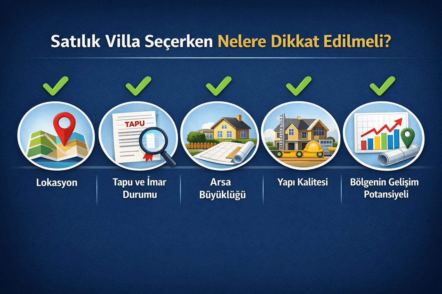 Satılık Villa Seçerken Nelere Dikkat Edilmeli