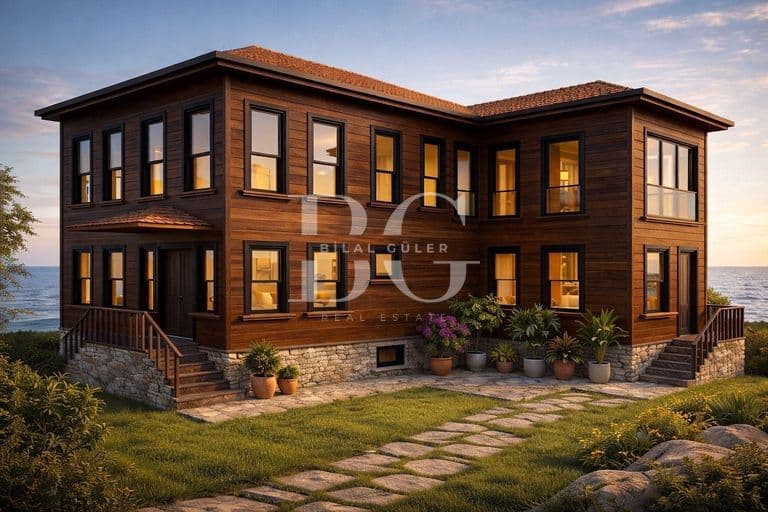 Beylerbeyinde Ruhsatı Hazır Köşk Projesi | 380 m² Bahçeli